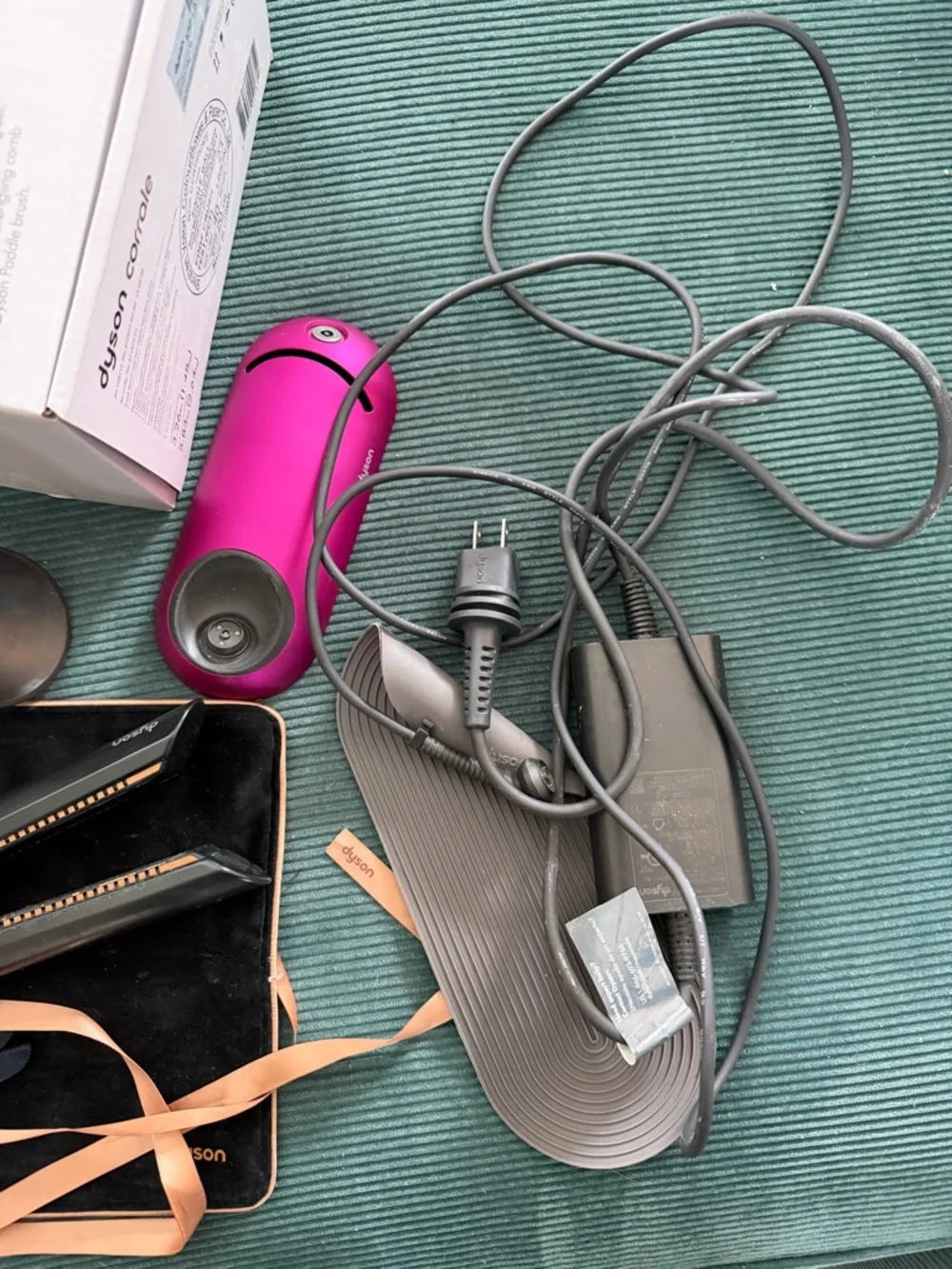 Dyson Corrale Hair Straightener in Metallic Gray and Pink - Picture 3 of 7